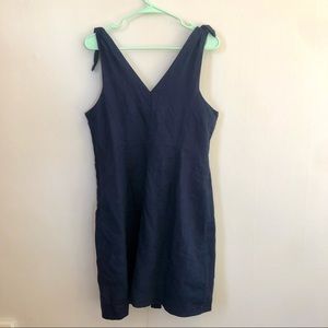Navy Gap Linen blend dress